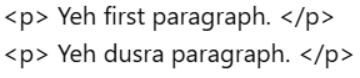 HTML Paragraph