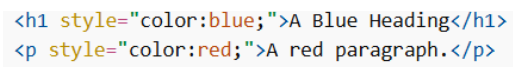 Inline CSS 