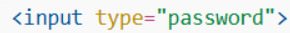 Password input type