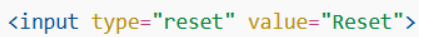 Reset form attribute