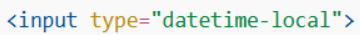 Datetime-local 