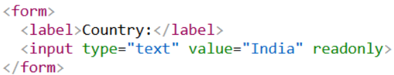 The readonly Attribute 