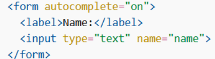The autocomplete Attribute 