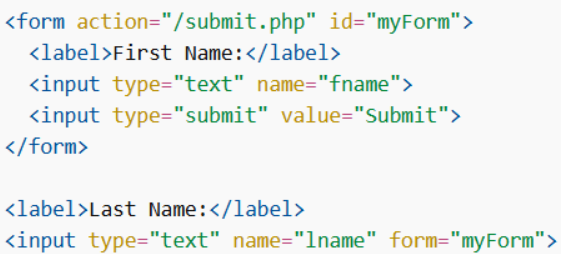 form Attribute