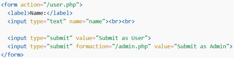 The formaction Attribute 