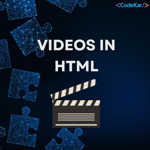 VIDEOS IN HTML