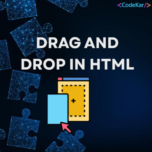 DRAG AND DROP IN HTML