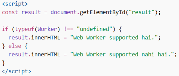 Web Workers in HTML