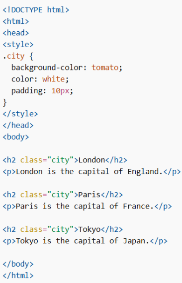 class syntax