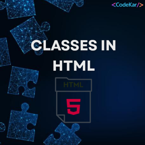 CLASSES IN HTML