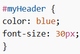 Syntax of id in CSS (2)