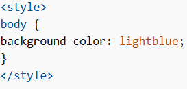 The HTML <style> Element