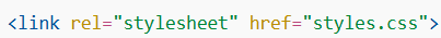 The HTML <link> Element
