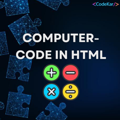 COMPUTER-CODE IN HTML