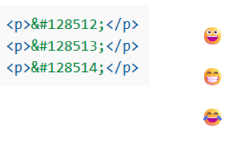 Emojis in HTML