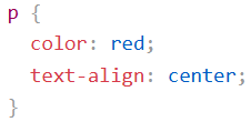 selector and declaration