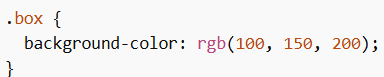 RGB Colors