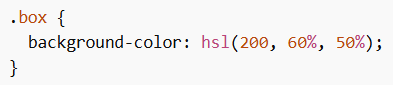 HSL Colors