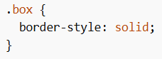 Borders in CSS