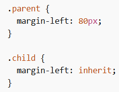 Inherit Value