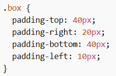 Padding in CSS
