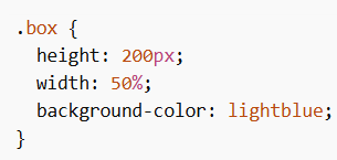 Height/Width in CSS