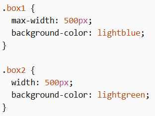 max-width Example
