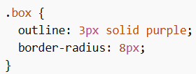 Outline with Rounded Corners
