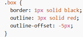 Negative Outline Offset