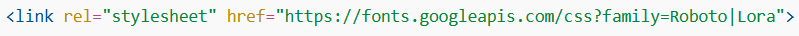 Multiple Google Fonts