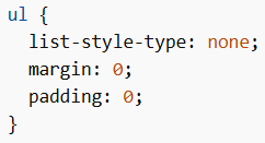 Lists in CSS – Remove Markers