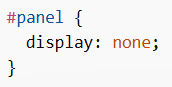 display: none