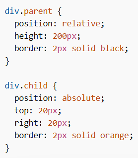 CSS position: absolute