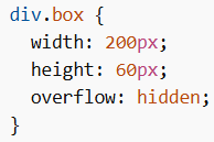 CSS overflow: hidden