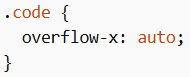Code blocks (long lines)