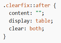 CSS Clearfix Hack