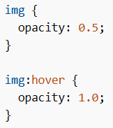 Opacity and :hover
