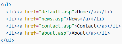 Navigation Bars in CSS = List of Links