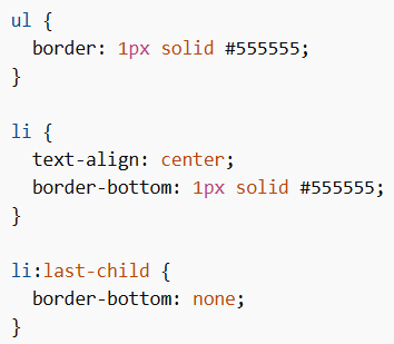 Center Navbar Links & Add Borders in CSS