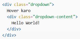 Dropdowns in CSS