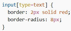 Style Input Border