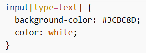 Style Background Color and Text Color