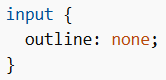 Style Input with Focus