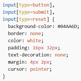 Style Form Buttons
