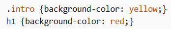 Class vs element selector