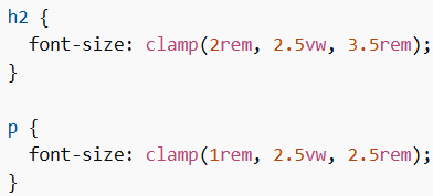 Math Functions in CSS (clamp())