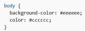 Bad Color Contrast