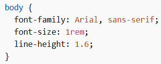 Good Font Example