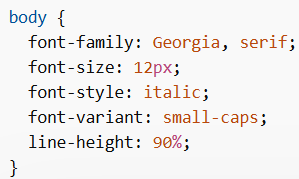 Bad Font Example