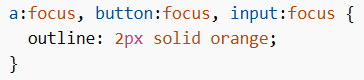 Have Visible Focus Indicators